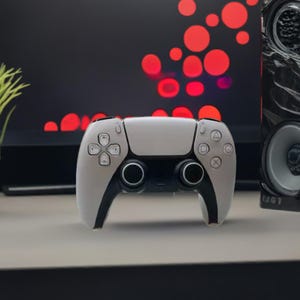 Wireless Controller Display Stand | Modern Gaming Controller Holder | Minimal Design Game Pad Mount | Sleek Desktop Gaming Organizer
