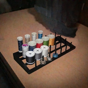 Sewing Thread Organizer Stand | Multi-Spool Holder for Embroidery & Quilting | Sewing Room Storage | Craft Supply Rack