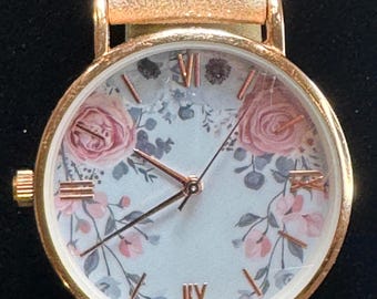 Vintage HANAE MORI by SEIKO Gold Plated Women Watch With
