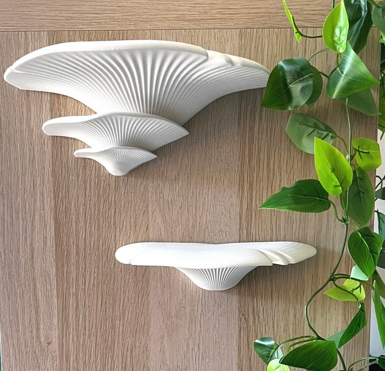 Mushroom Wall Shelf Mushroom Decor Storage Organization | Cute Mushroom Shelves | Whimsical Fairy Room Wall Art | Home Decor Shelf Display