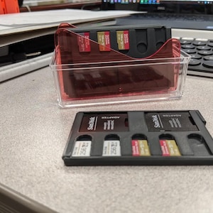 Compact SD/MicroSD Card Case | Credit Card Sized Storage for Memory Cards | Raspberry Pi Compatible