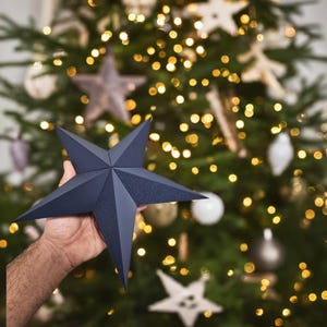 Christmas Star Window Light Holiday Hanging Decoration German Festive Stern Traditional Winter Star Decor