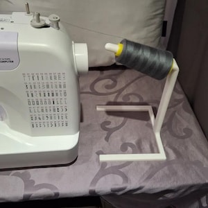 Sewing Thread Spool Holder for Machine Side Table | Vertical Thread Stand | Sewing Accessory | Smooth Thread Feeding Tool