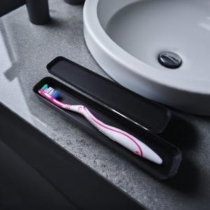 Toothbrush Travel Case | Hygiene Protector | Travel Toothbrush Cover | Bathroom Accessory | Slim Toothbrush Holder Portable Dental Care Case