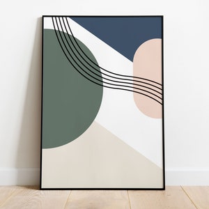 Abstract No.7 - Minimalist Art, Abstract Geometric Art, Modern Wall Art, Simple Shape Art, PRINTABLE, Digital DOWNLOAD