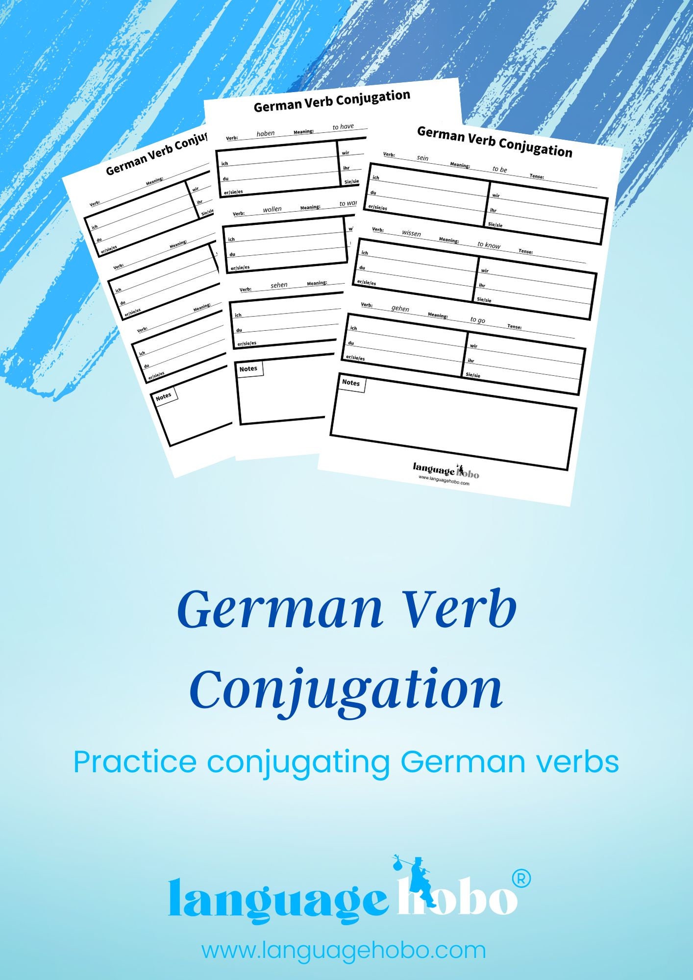 German Verb Conjugation Practice PDF Download Practice Conjugating 30
