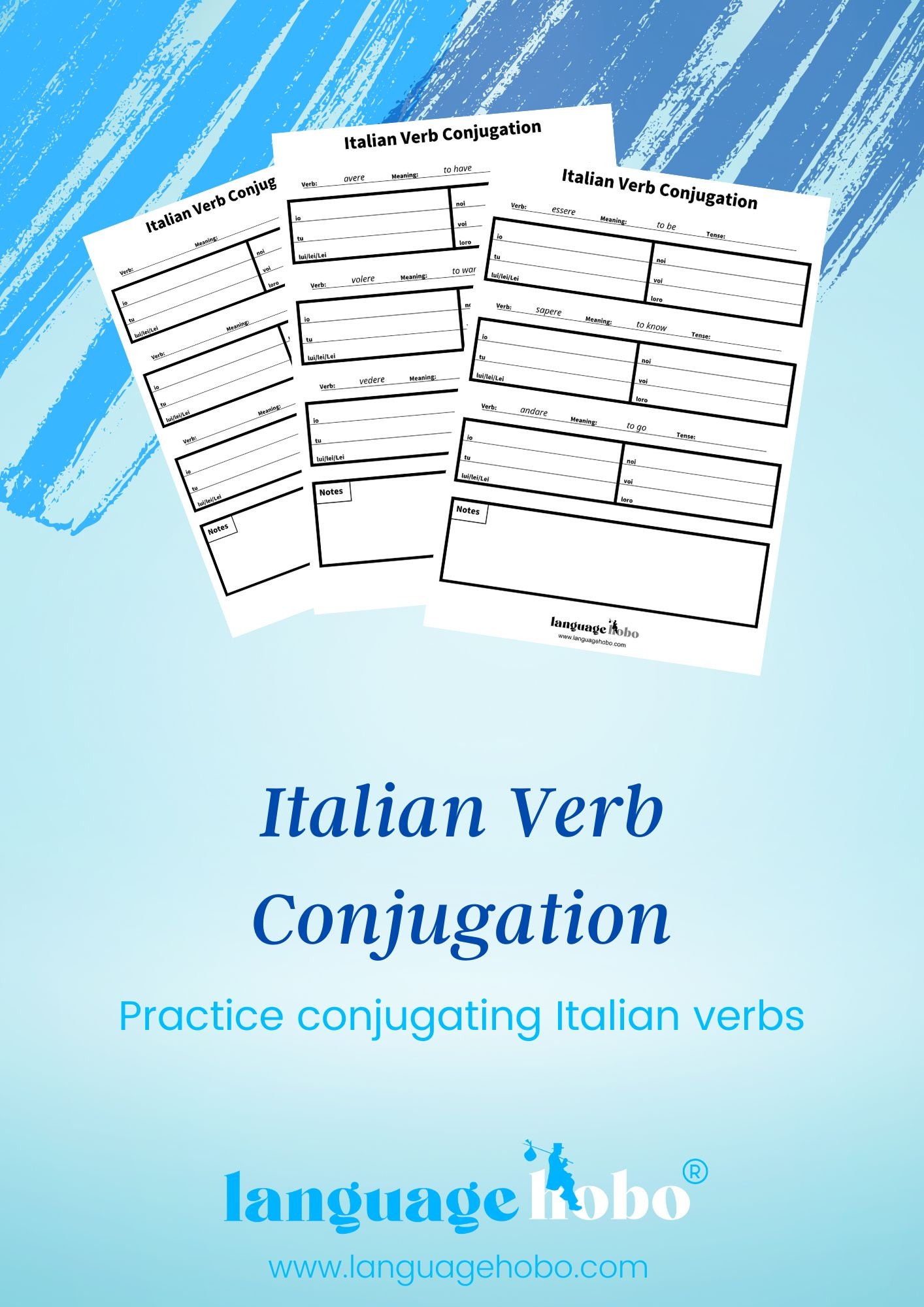 Italian Conjugation - Etsy