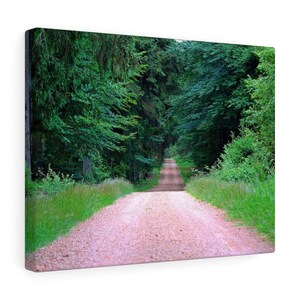 Forest Dirt Road Canvas Gallery Wraps, Trees, Country, Outdoors