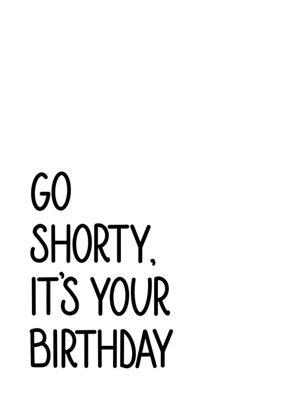 Go Shorty Its Your Birthday 50 Cent in Da Club Lyrics Etsy