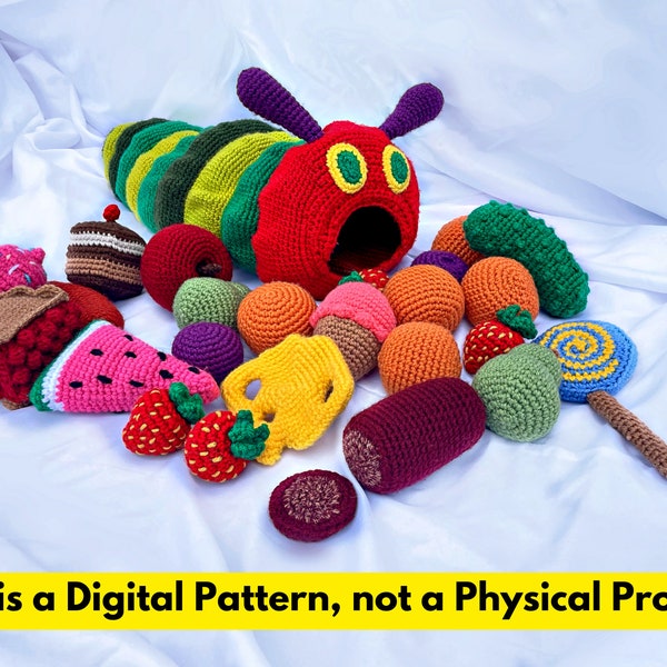 CROCHET PATTERN Very Hungry Caterpillar