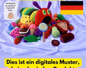 HÄKELANLEITUNG Die Kleine Raupe Nimmersatt