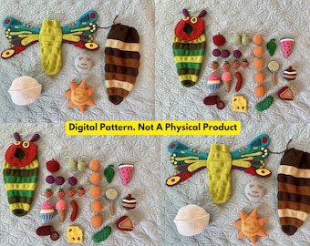 Bundle - CROCHET PATTERN - Hungry Caterpillar + Expansion