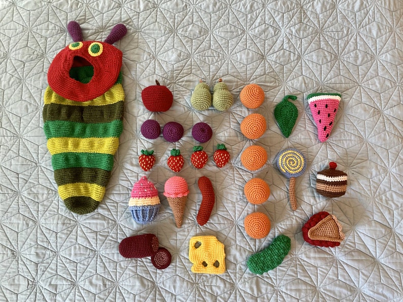 CROCHET PATTERN Very Hungry Caterpillar image 2