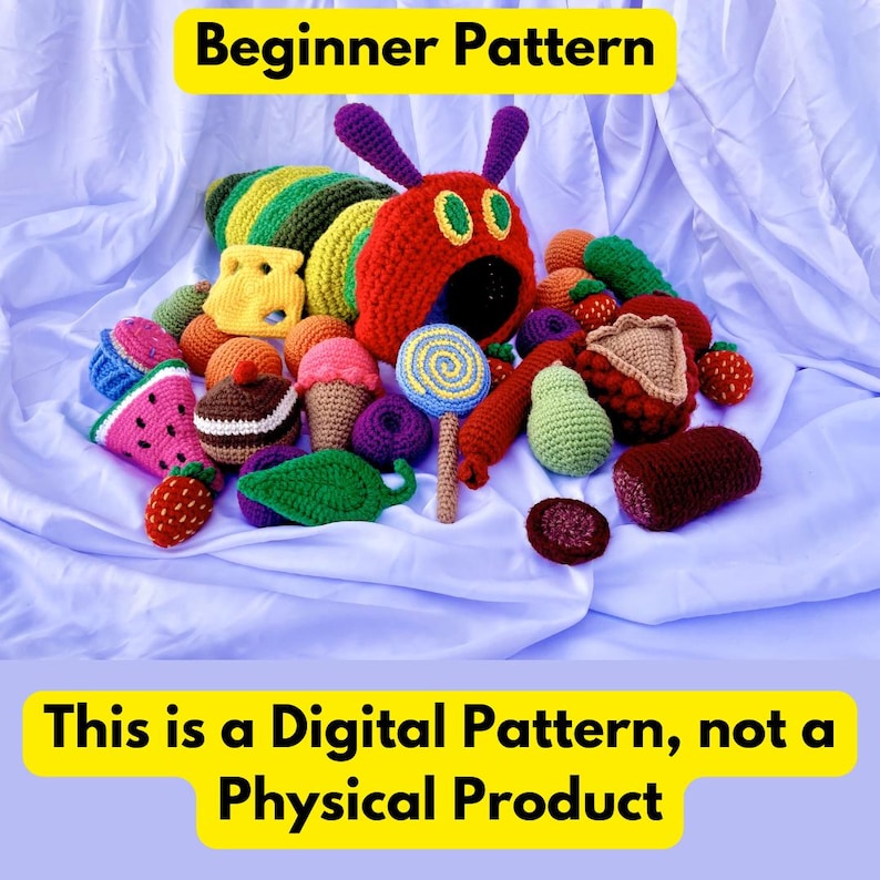 CROCHET PATTERN Very Hungry Caterpillar