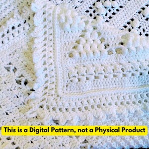 CROCHET PATTERN Textured Paradise Blanket