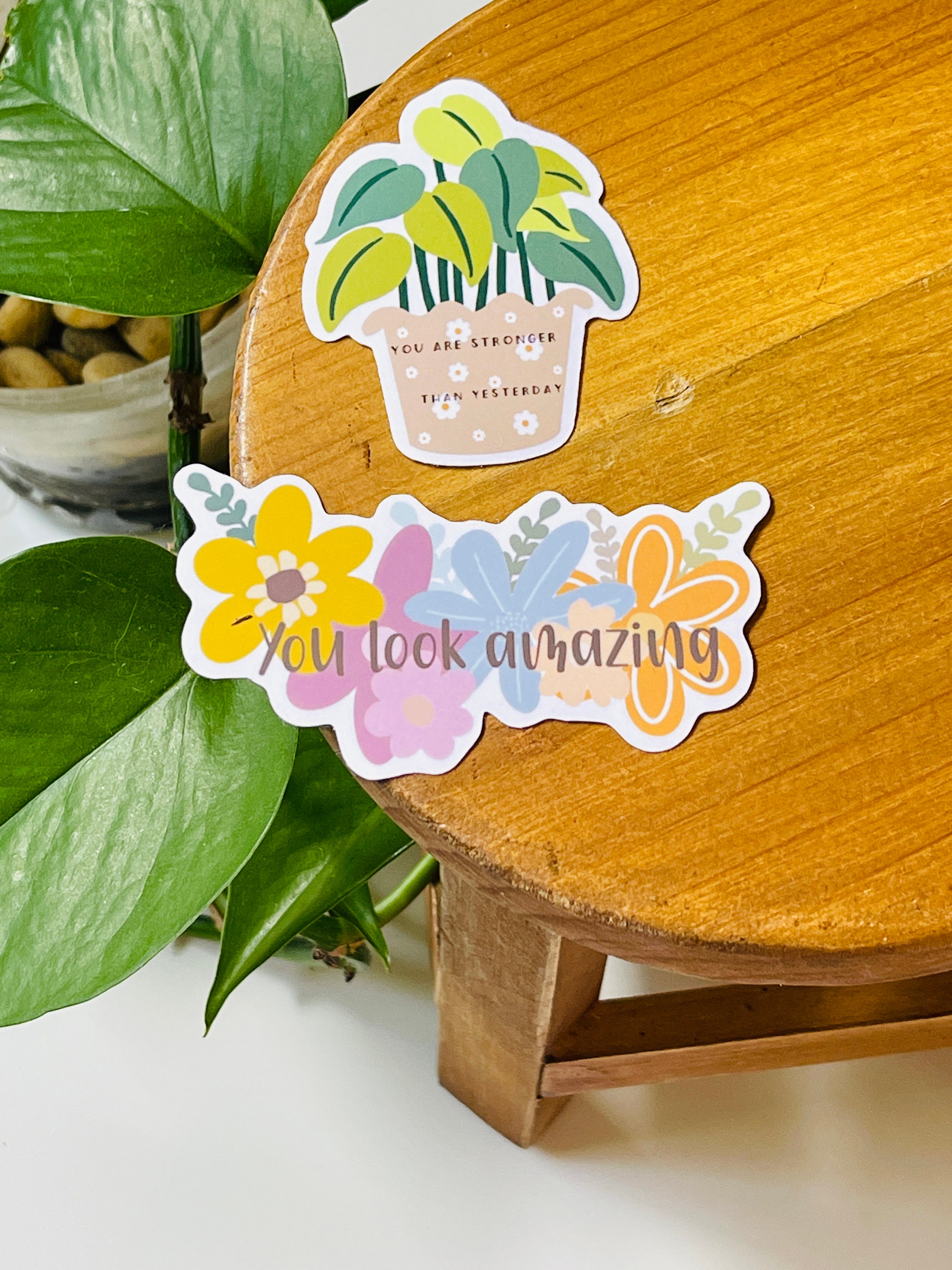 Sticker Gift Ideas PICK YOUR STICKERS | Sticker Pack | Motivational Stickers | Flower ...