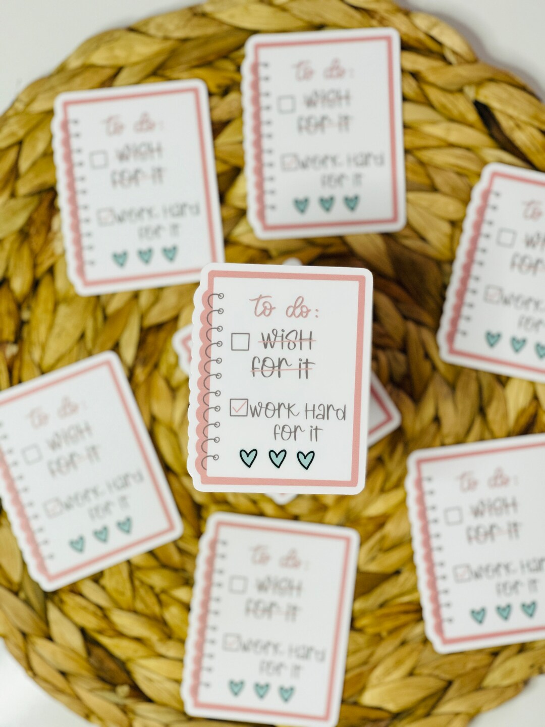 To Do: Work Hard for It Sticker | Waterproof Sticker | Motivational ...