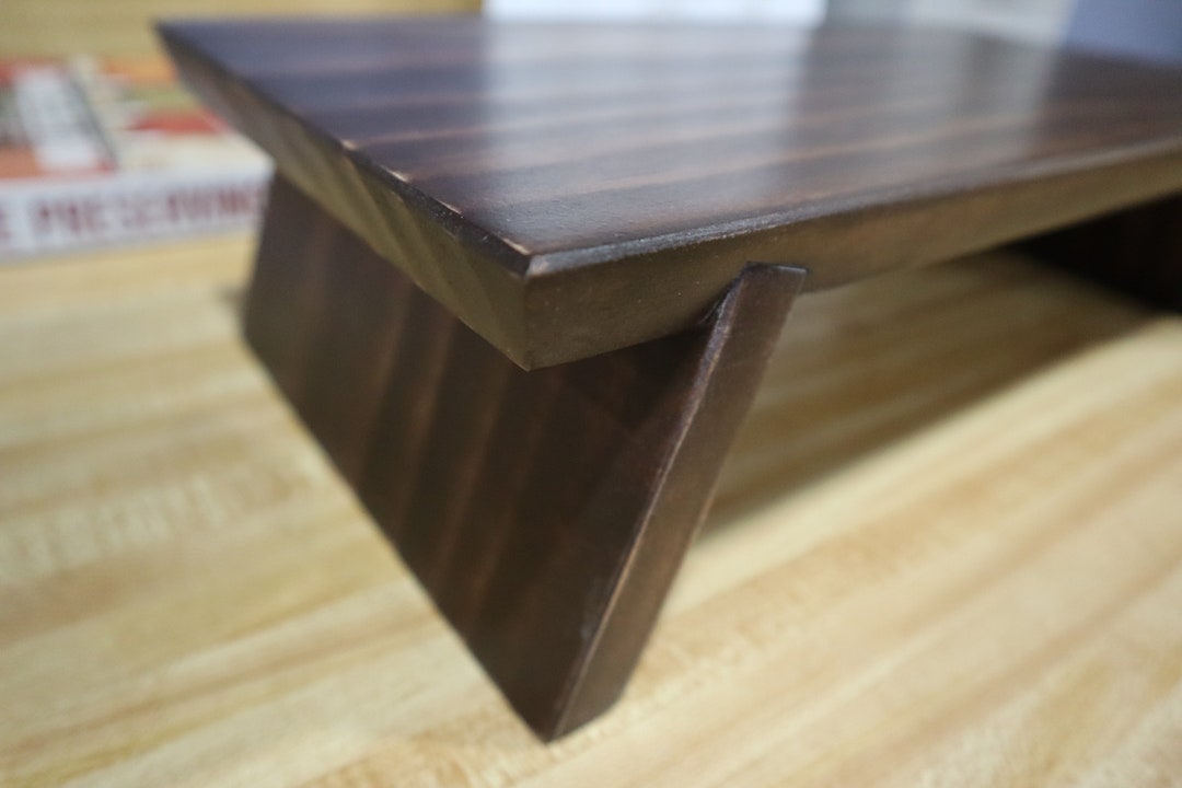 Dark Walnut Riser Kitchen Counter Riser Plant Riser Plant Etsy