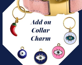 Evil Eye Add On Charms / Cat Collar Charm Dog Collar Charm Tag Accessory Add on Keychain Lucky Charm Backpack Charm Luggage Charm Gugu Charm