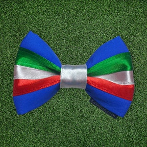 Dog Cat Collar Soccer Bow Tie, Independence Day Bow Tie, France Bow, Germany Bow, U.S.A Bow, Brazil Bow, Italy Bow, England Bow, 4th of July Italy