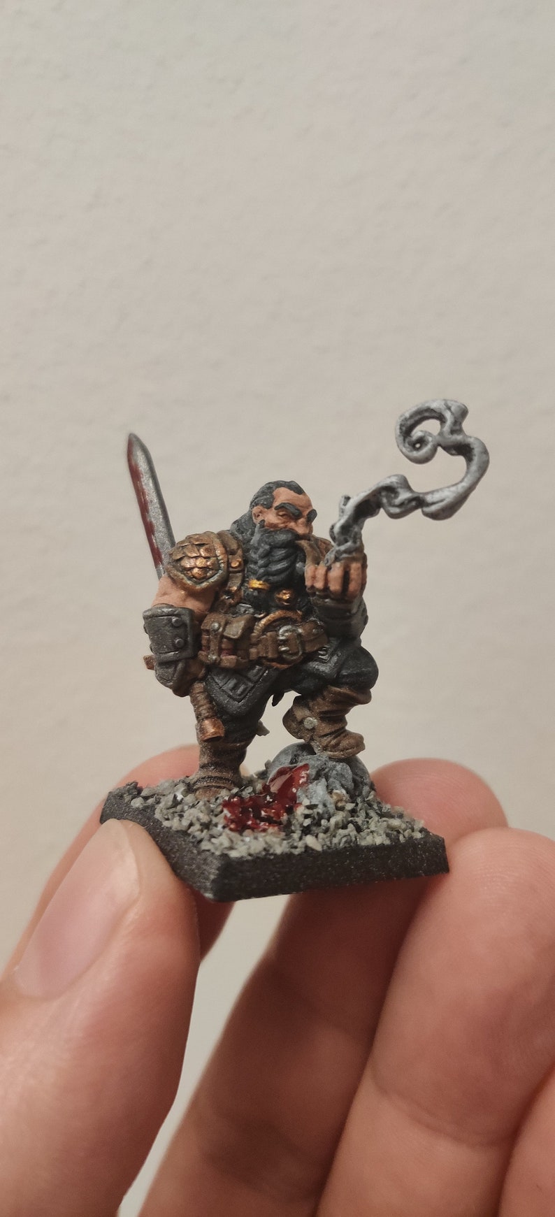 Dwarf Dnd Garaldir Dwarf Witcher Elf Fantasy Miniatures 28mm 32mm fantasy mini Dnd Rpg dnd 3dprinted image 7