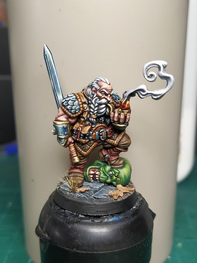 Dwarf Dnd Garaldir Dwarf Witcher Elf Fantasy Miniatures 28mm 32mm fantasy mini Dnd Rpg dnd 3dprinted image 9