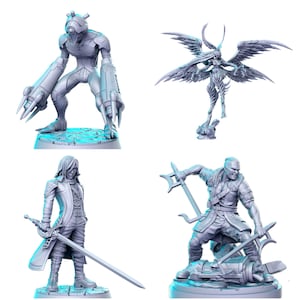 TYL DND 20 Unbemalte Miniatur für War Gaming || Durchmesser 32mm