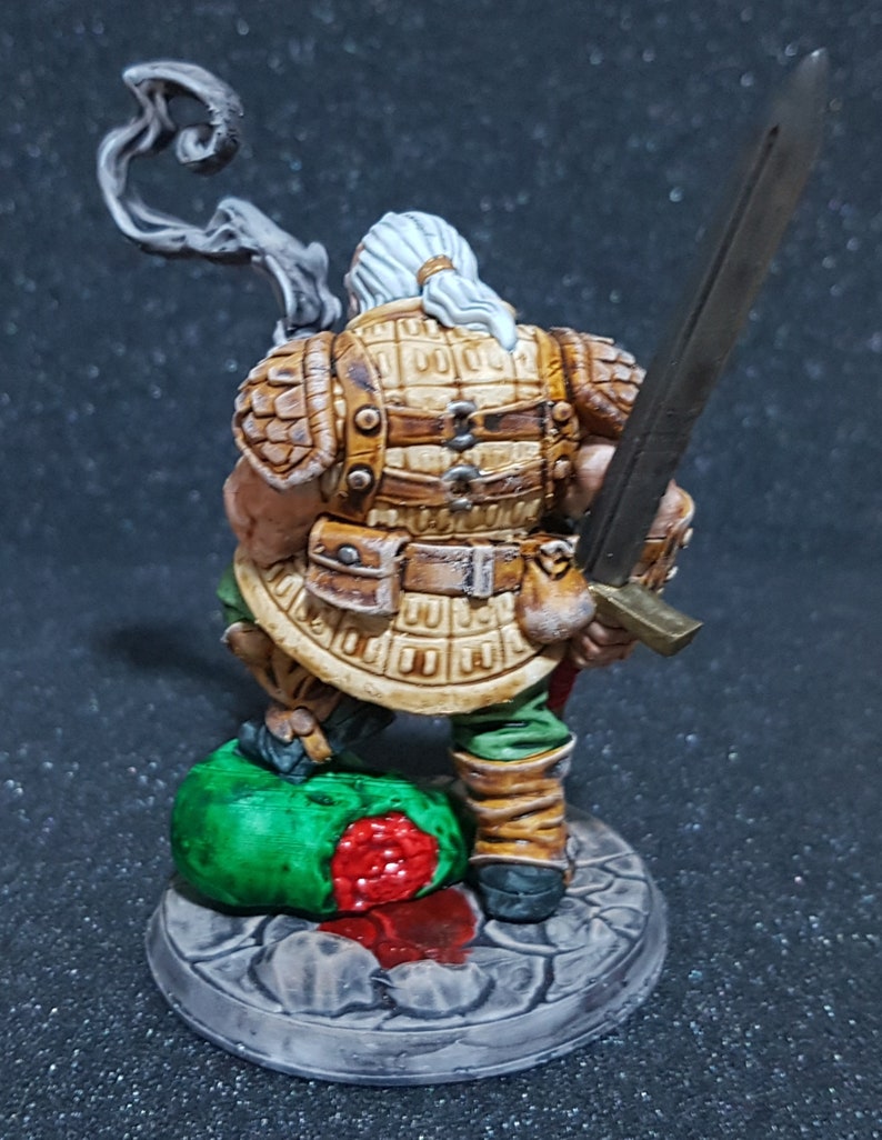 Dwarf Dnd Garaldir Dwarf Witcher Elf Fantasy Miniatures 28mm 32mm fantasy mini Dnd Rpg dnd 3dprinted image 4