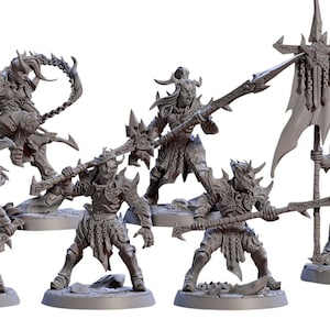 TYL Mezzalfiends of The Gorge Unpainted Miniature for War Gaming || (32mm)