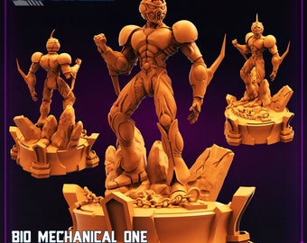 BIO_MECHANICAL_ONE_TECHNO_ORGANIC_MAN_1 / Fantasy Miniatures 28mm 32mm / War Gaming / Dnd / Rpg / Tabletop boardgames