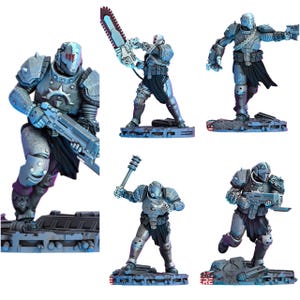 rpg miniatures |TYL| Arderite Light Infantry Unpainted Miniature for War Gaming || (32mm)