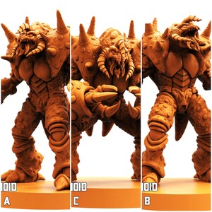 Hyper Papsinoid Durberus Unbemalte Miniatur für War-Gaming || Durchmesser 50mm