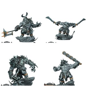 TYL Wrathogar Unpainted Miniature for War Gaming || (75mm)