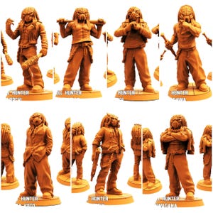 TYL Yakuza Skull Hunters Unpainted Miniature for War Gaming || (32mm)