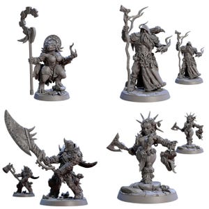 TYL Tabletop Miniatures 1 Unpainted Miniature for War Gaming || (32mm)