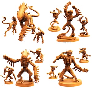 TYL Gorilla Aliens Unpainted Miniature for War Gaming || (60mm)