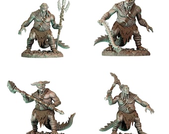 fantasy miniatures | TYL | Defiled Hagservants Gray Unpainted Miniature Fantasy Miniatures for War Gaming, RPG 75mm - 32mm V2