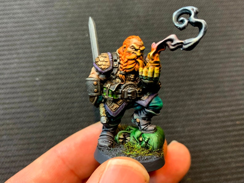 Dwarf Dnd Garaldir Dwarf Witcher Elf Fantasy Miniatures 28mm 32mm fantasy mini Dnd Rpg dnd 3dprinted image 6