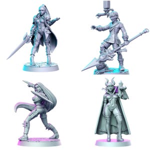 TYL DND 2 Unpainted Miniature for War Gaming || (32mm)