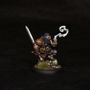 Dwarf Dnd Garaldir Dwarf Witcher Elf Fantasy Miniatures 28mm 32mm fantasy mini Dnd Rpg dnd 3dprinted image 5