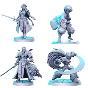 TYL DND 60 Unpainted Miniature for War Gaming || (32mm)