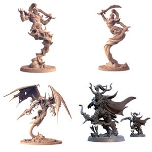 TYL Tabletop Miniatures 10 Unpainted Miniature for War Gaming || (32mm)