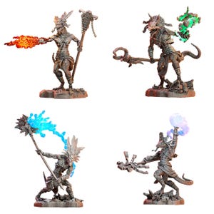 TYL Agama Ajkin Unpainted Miniature for War Gaming || (32mm)