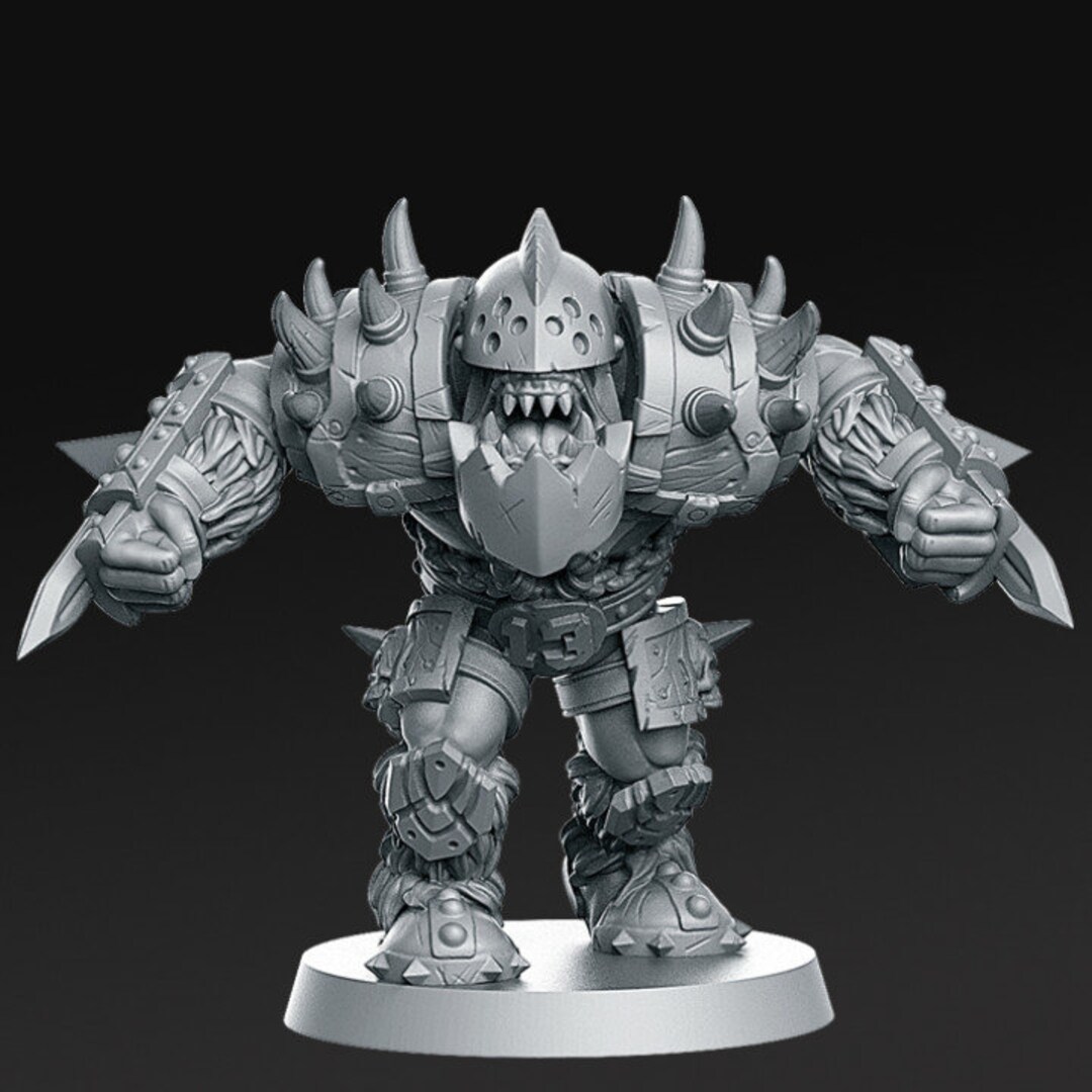 Dnd Miniature Orcs 4 Fantasy Miniatures 28mm 32mm War Gaming Dnd Rpg ...