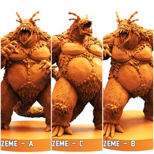 TYL Papsinoid Ryzemes Unpainted Miniature for War Gaming || (Combo of 3, 50mm)