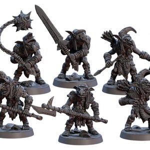 TYL Faldorn Goblins Unpainted Miniature for War Gaming || (32mm)
