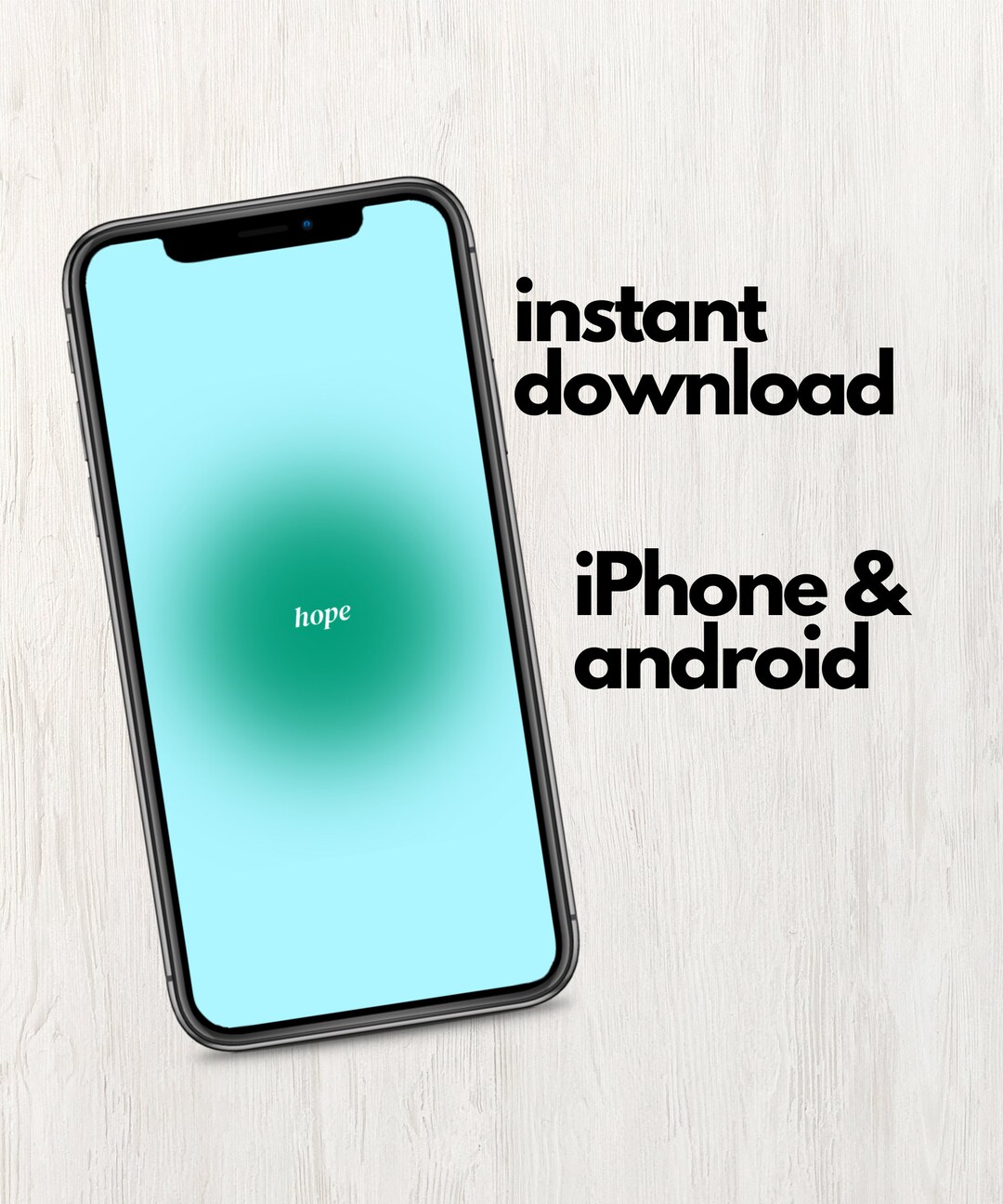 Hope Christian Phone Wallpaper Digital Download Instant Download