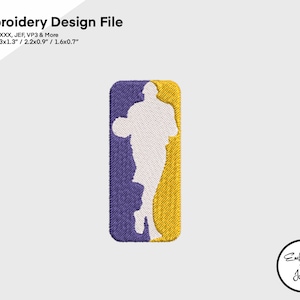 Basketball Legend Logo, Embroidery Design, Digital File, DST files and more
