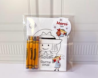 Madeline Coloring Book, French Girl in Paris, Madeline In Paris Coloring Pages, Paris Cafe Party Favors, Paris Theme Birthday, Paris Decor