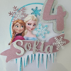 Custom Frozen Cake Topper